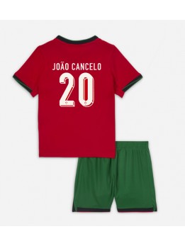 Portugal Joao Cancelo #20 Dječji Domaci Dres kompleti EP 2024 Kratak Rukavima (+ kratke hlače)